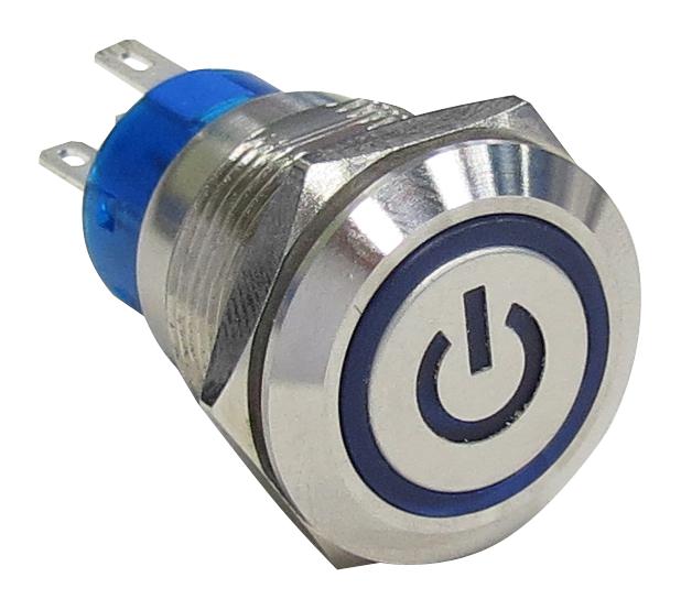 AV1920P324Q04 VANDAL RESISTANT SW, SPST, 3A, 250VAC ALCOSWITCH - TE CONNECTIVITY