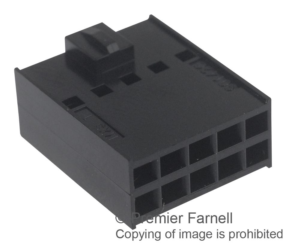 90142-0010 CONNECTOR, RCPT, 10POS, 2ROW, 2.54MM MOLEX