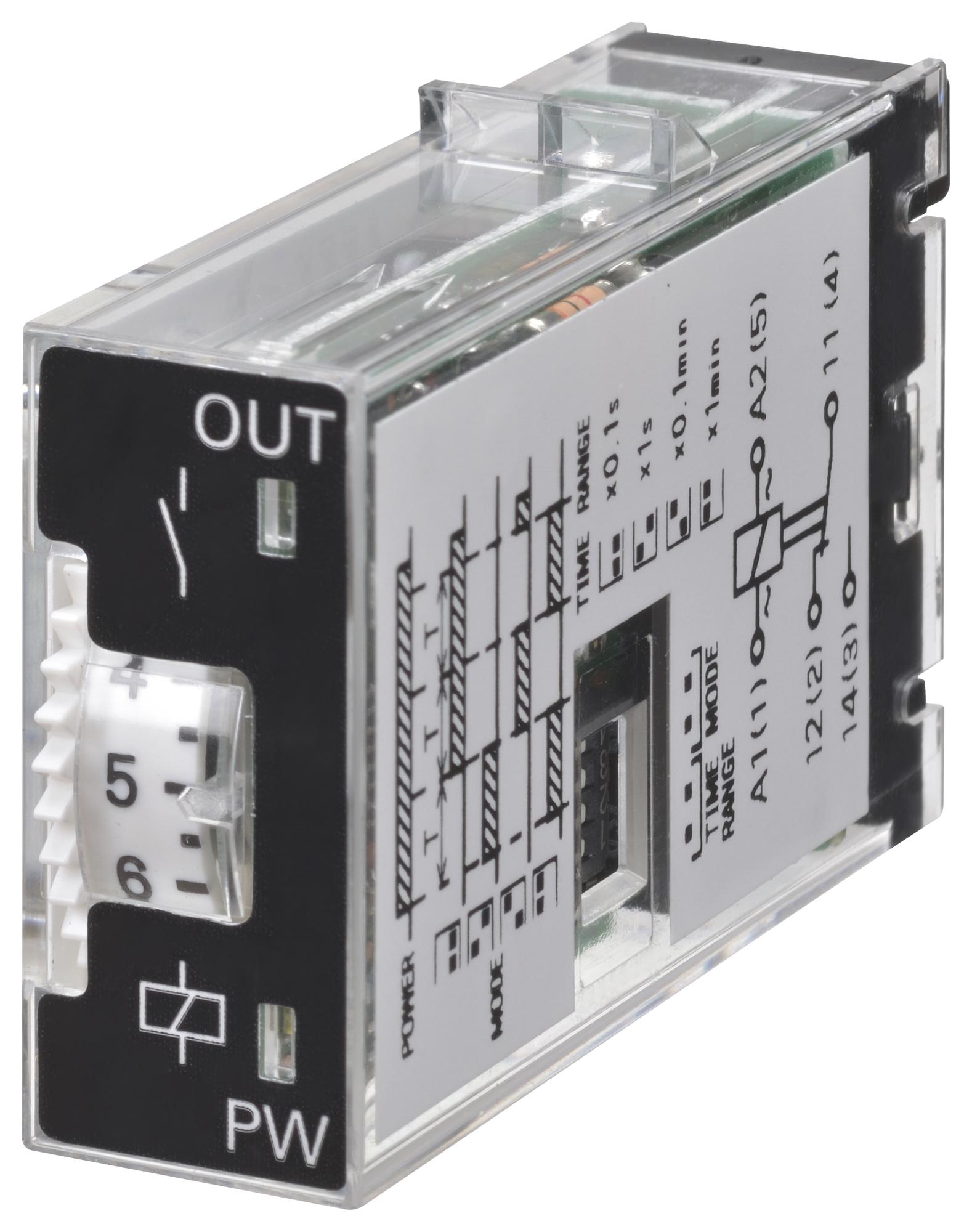 H3RN-1-B DC24 MULTIFUNCTION TIMER, 0.1S-10MIN, SPDT OMRON