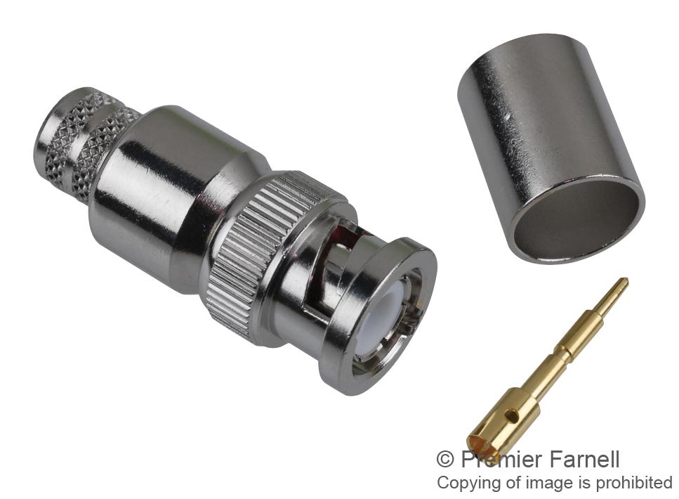 112563 RF CONNECTOR, BNC, STRAIGHT PLUG, CABLE AMPHENOL RF