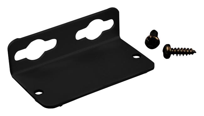 1455CFBK ENCLOSURE, 1455 FLANGES, BLACK, PK2 HAMMOND