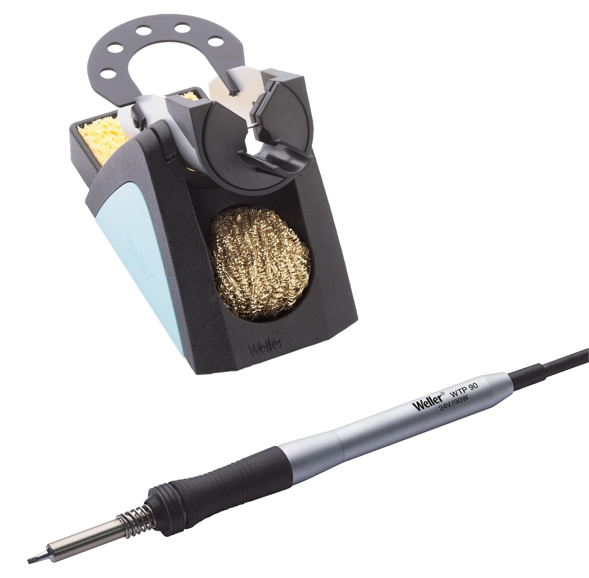 WTP 90 SET SOLDERING IRON, WT, 24V, 90W, EU/UK PLUG WELLER