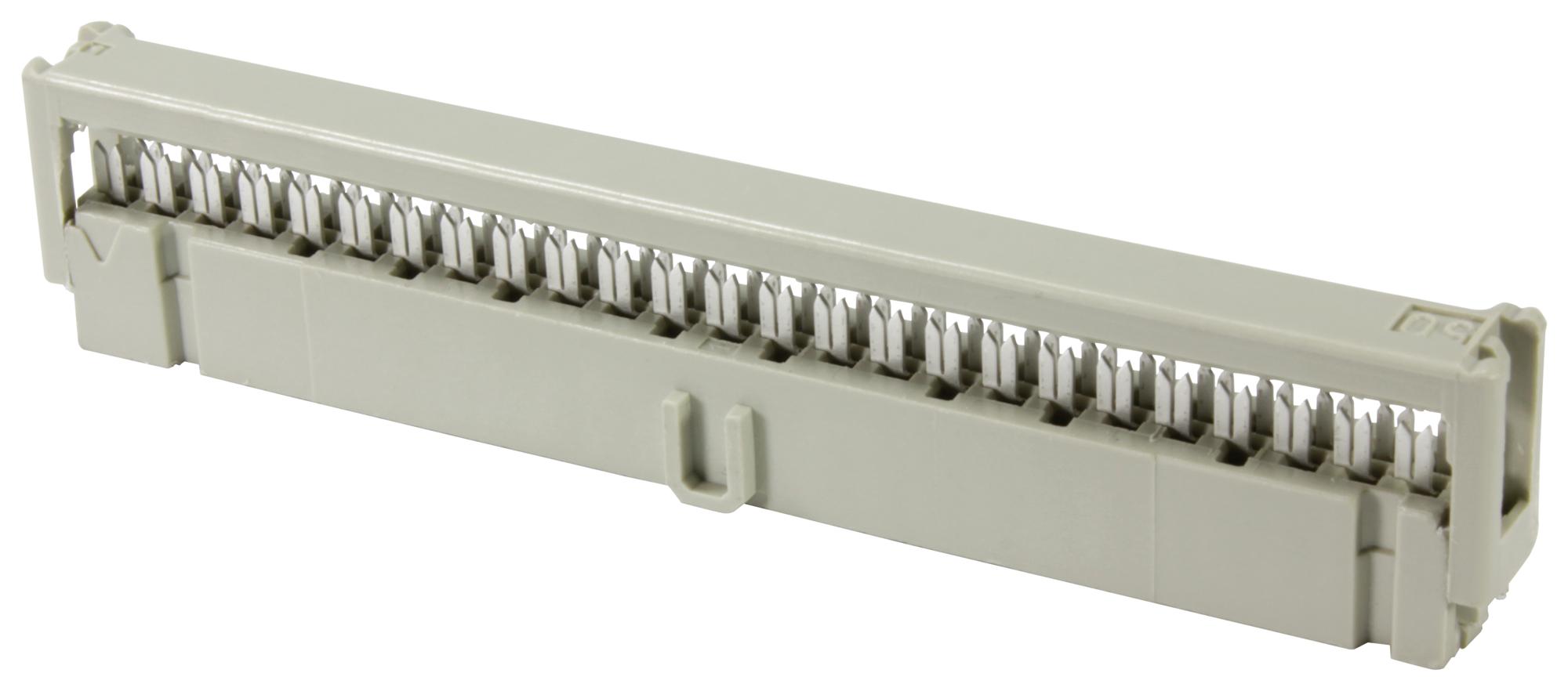 09185646803 CONNECTOR, RCPT, 64POS, 2ROW, 2.54MM HARTING