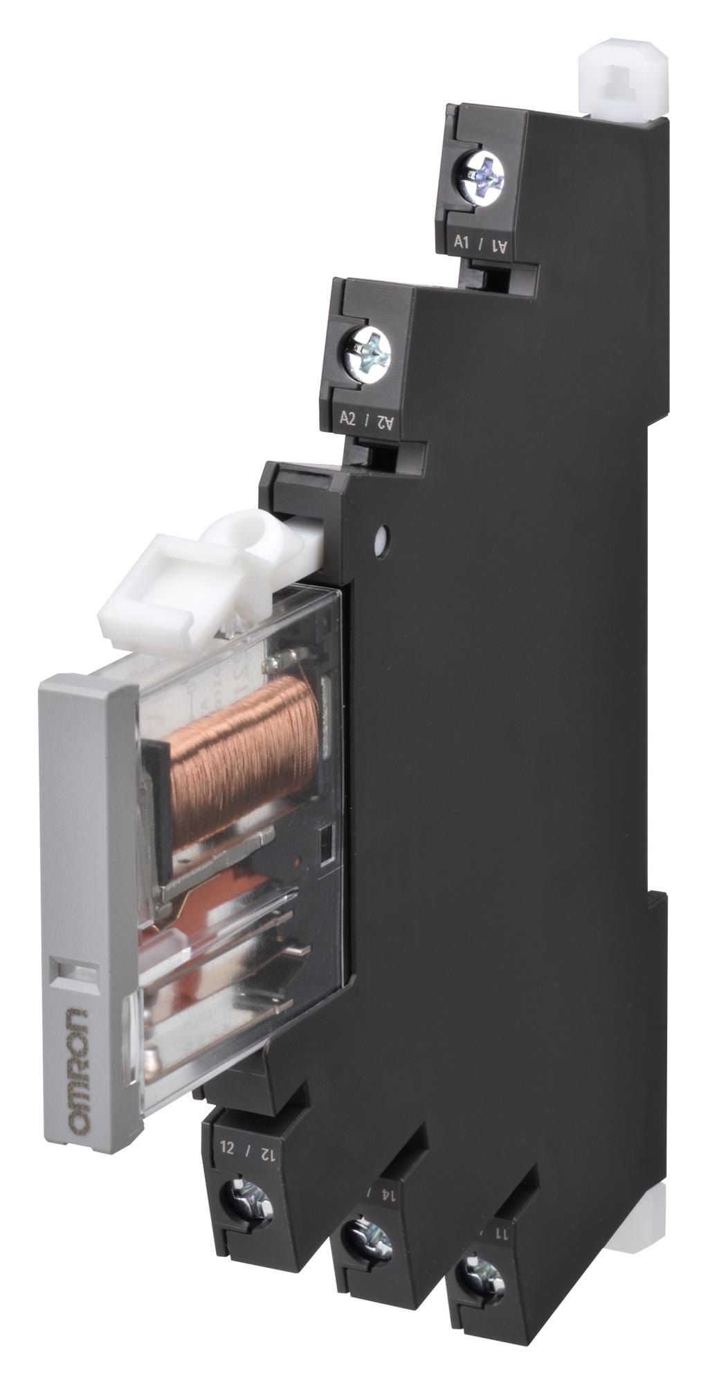 G2RV-SR700 AC230 POWER RELAY, 230VAC, 6A, SPDT, DIN RAIL OMRON