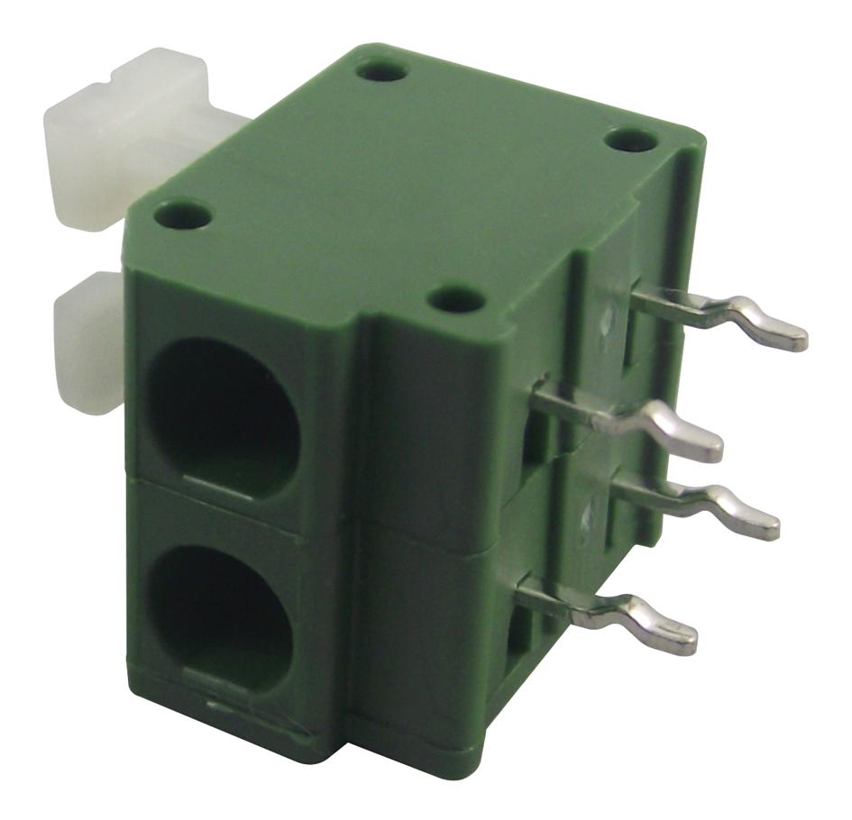 1-2834018-3 TB, WIRE TO BOARD, 3POS, 20-14AWG, GREEN TE CONNECTIVITY