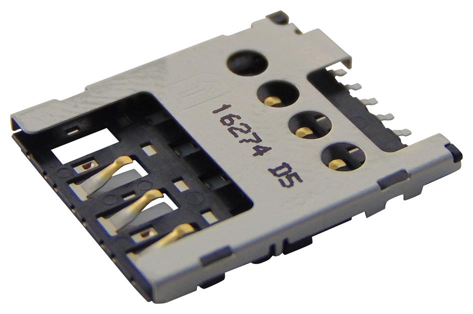 78646-3001 CONNECTOR, MICRO SIM, 6POS MOLEX