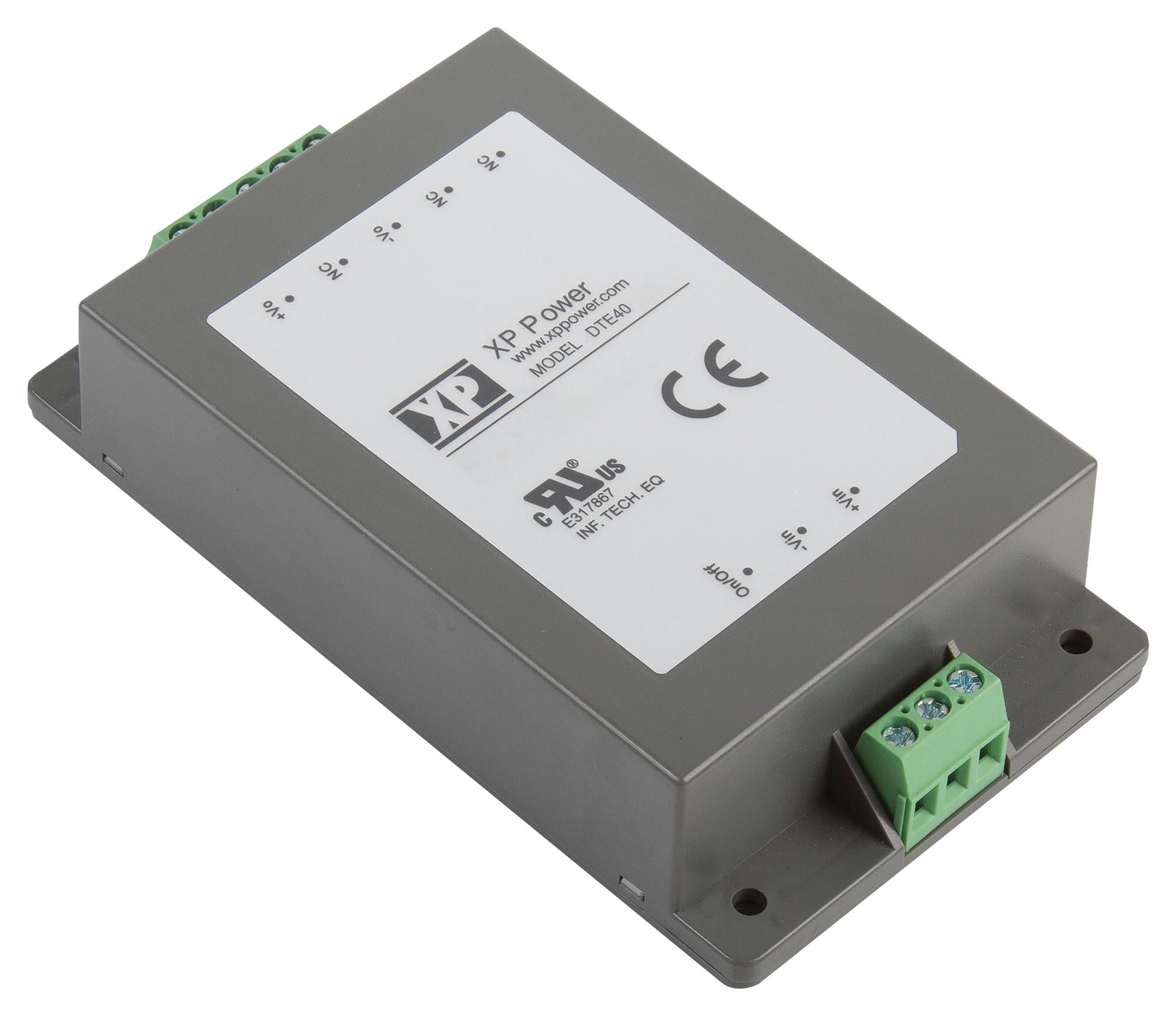 DTE4024S48 DC-DC CONVERTER, 48V, 0.835A XP POWER