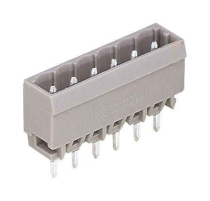 231-136/001-000 TERMINAL BLOCK, HEADER, 6POS, TH WAGO