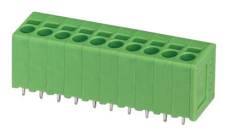 SPT 2,5/ 6-V-5,0 TB, WIRE TO BOARD, 6POS, 24-12AWG, GRN PHOENIX CONTACT
