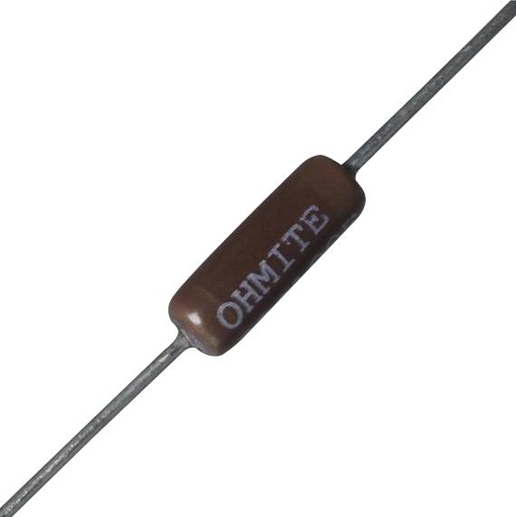 23J600E RES, 600R, 5%, 3W, AXIAL, WIREWOUND OHMITE