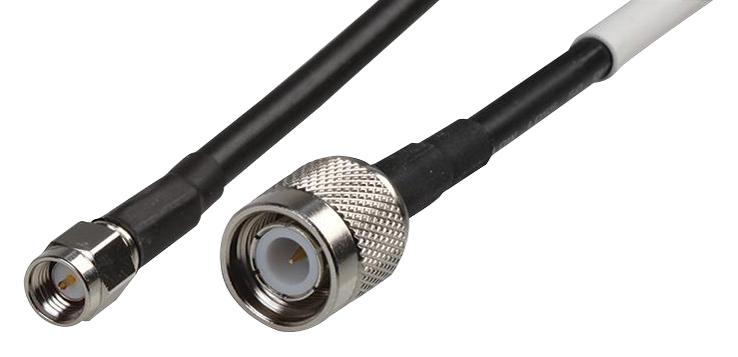 ASMZG500A058L13 RF CABLE ASSEMBLY, TNC-SMA PLUG, 5M SIRETTA