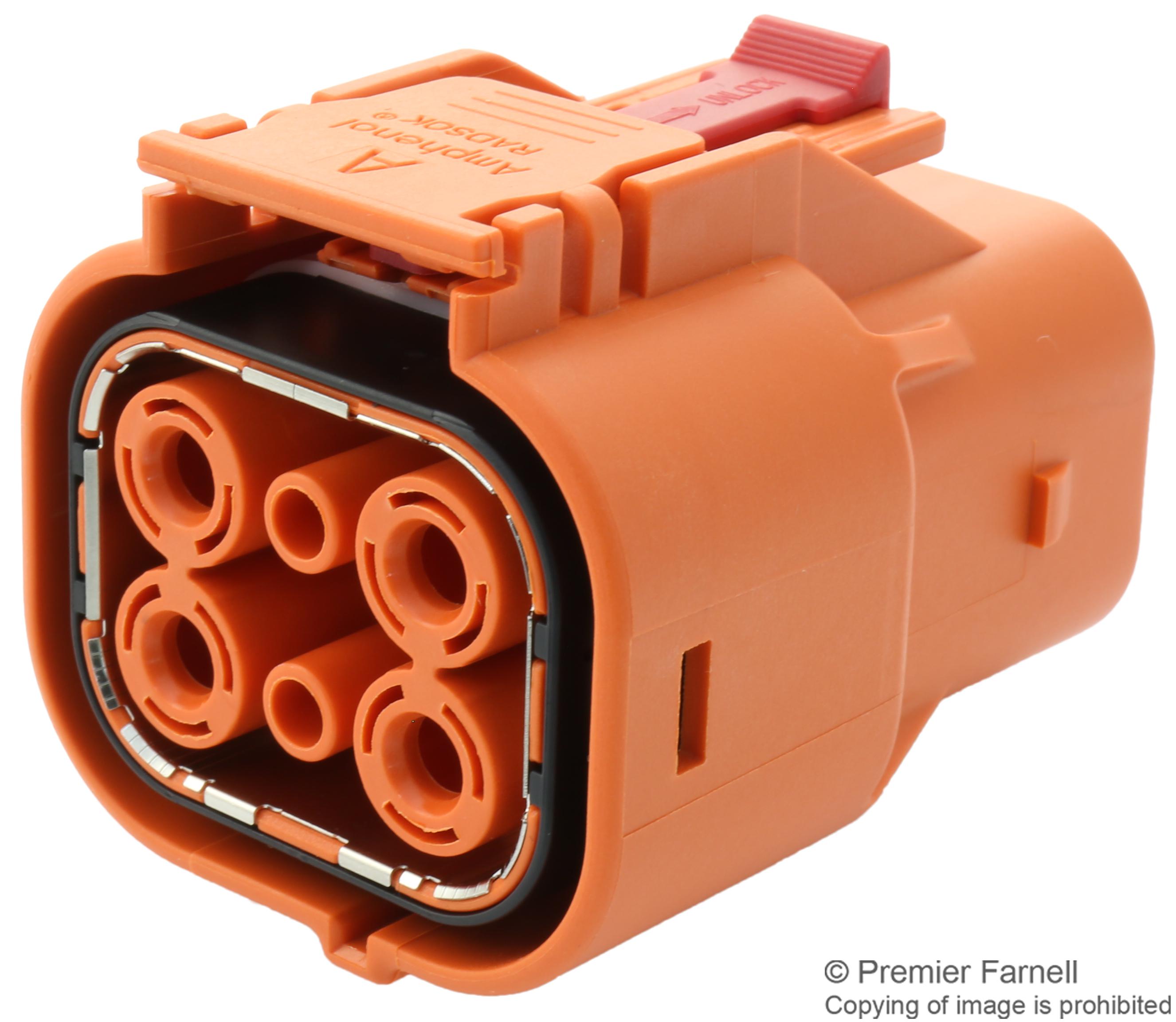ELP4A3 POWER CONNECTOR, PLUG, 4POS, 11.1MM AMPHENOL INDUSTRIAL