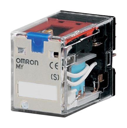 MY4IN1-D2 DC24 POWER RELAY, 4PDT, 5A, 250VAC, SOCKET OMRON