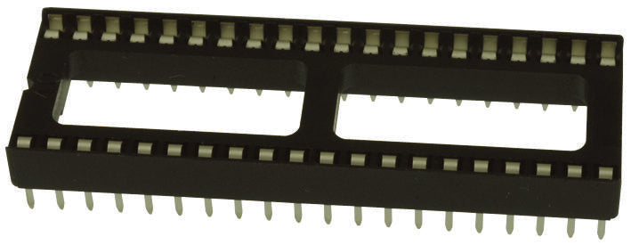 DILB40P-223TLF DIP SOCKET, 40POS, 2ROW, 2.54MM, TH AMPHENOL ICC