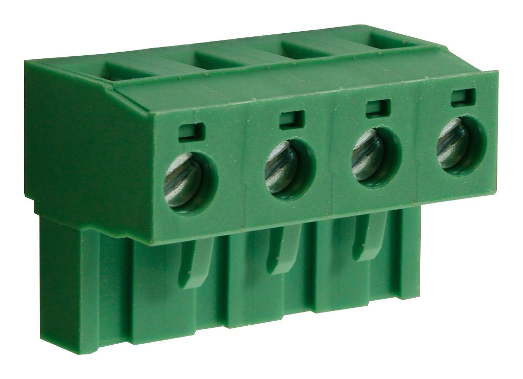 CTBP9408/4 TERMINAL BLOCK, PLUGGABLE, 4POS, 14AWG CAMDENBOSS