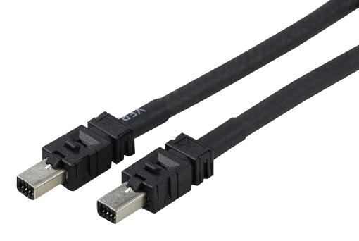 2-2205131-5 PATCH CABLE, RJ45 PLUG, CAT5E, 5M, BLACK TE CONNECTIVITY