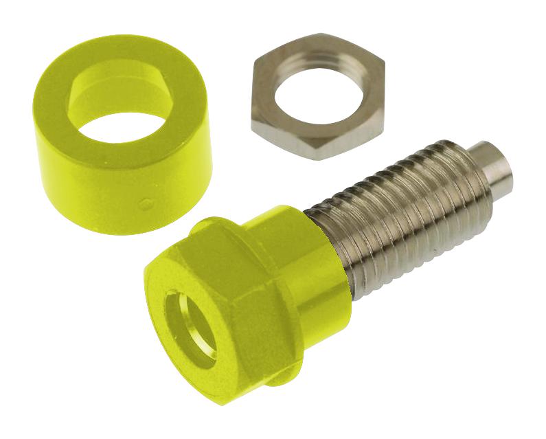 76-1464 TEST JACK, 36A, SOLDER, YELLOW TENMA