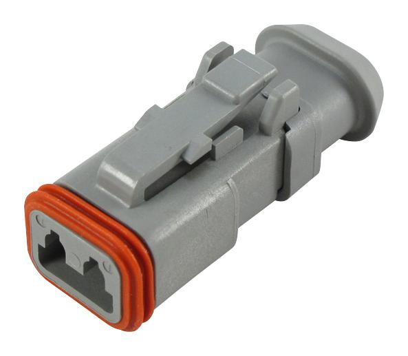 DT06-2S-E008 HOUSING, PLUG, 2POS, 5.46MM DEUTSCH - TE CONNECTIVITY