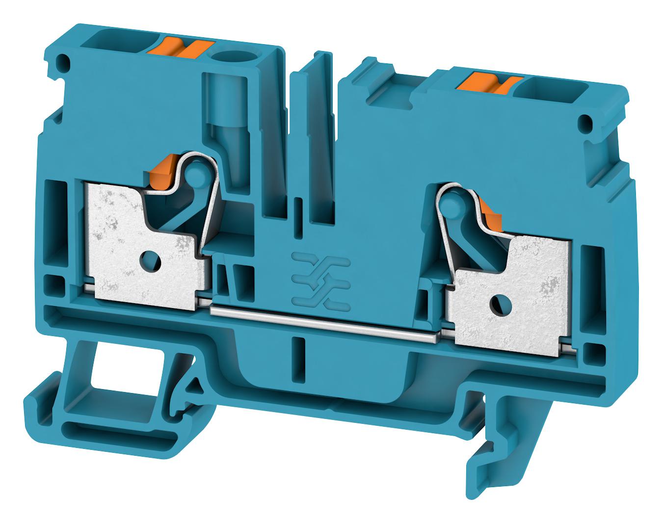 1991790000 TERMINAL BLOCK, DIN RAIL, 2POS, 8AWG WEIDMULLER