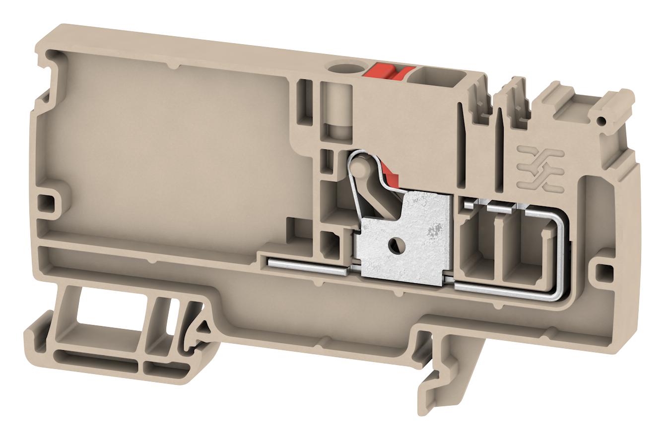 1989780000 TERMINAL BLOCK, DIN RAIL, 1POS, 8AWG WEIDMULLER