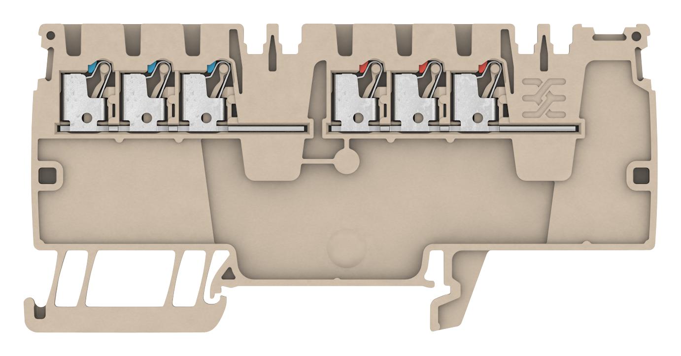 1988280000 TERMINAL BLOCK, DIN RAIL, 2POS, 14AWG WEIDMULLER