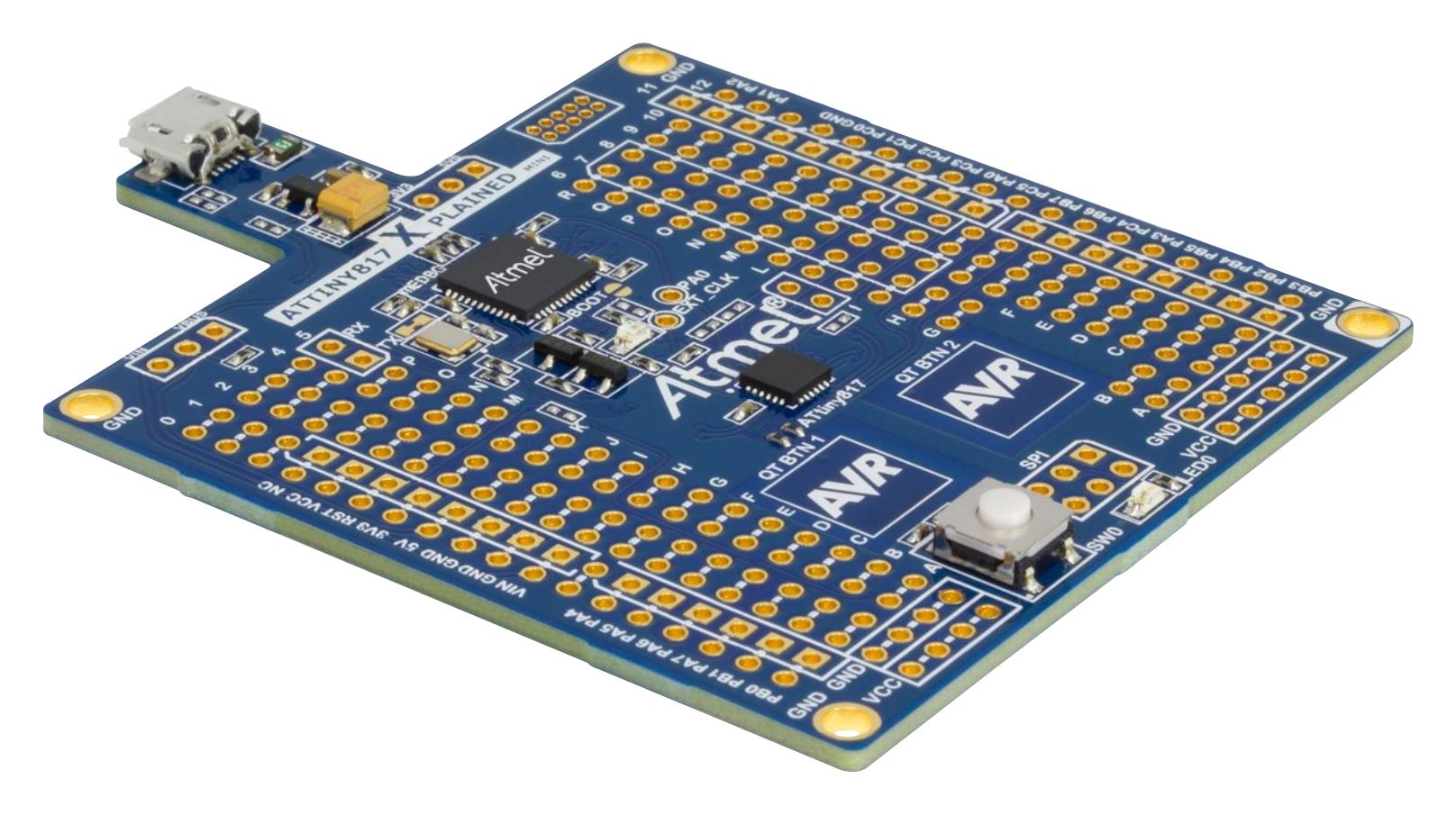 ATTINY817-XMINI DEV BOARD, AVR MICROCONTROLLER MICROCHIP