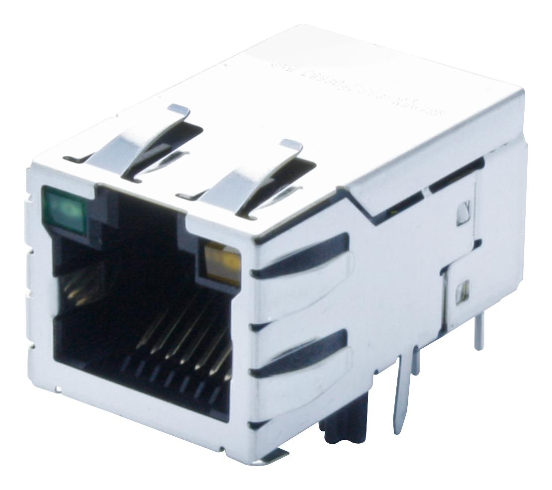 SI-50154-F CONNECTOR, RJ45, JACK, 8P8C, THT BEL MAGNETIC SOLUTIONS