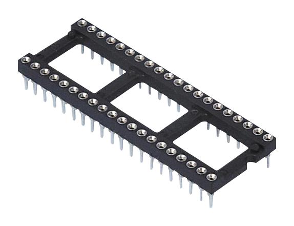 D2808-42 DIP SOCKET, 8POS, 2.54MM, TH HARWIN