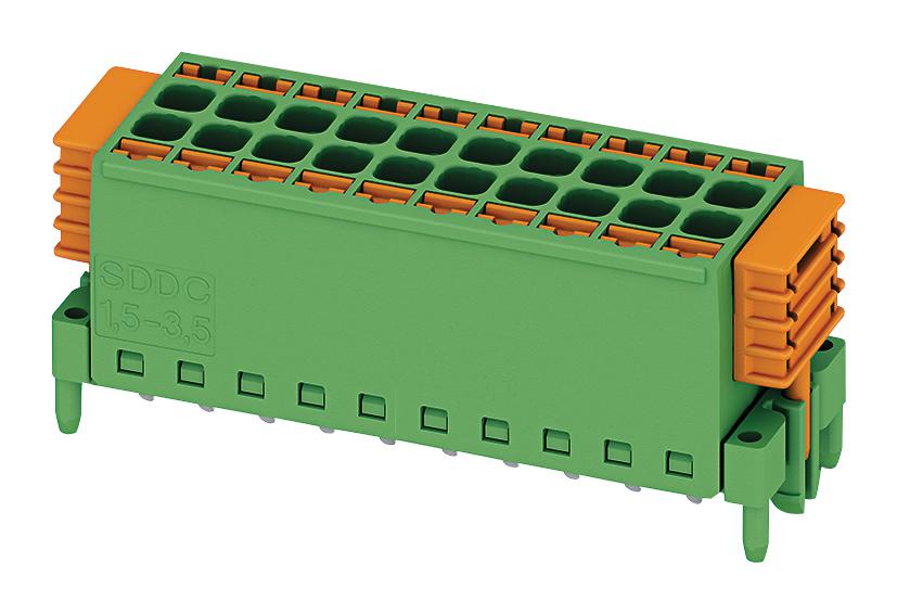 SDDC 1,5/10-PV-3,5 TB, WIRE TO BRD, 10POS, 16AWG PHOENIX CONTACT