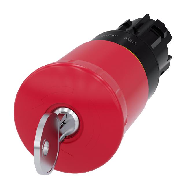 3SU1000-1HR20-0AA0 SWITCH ACTUATOR, EMERGENCY STOP SW, RED SIEMENS