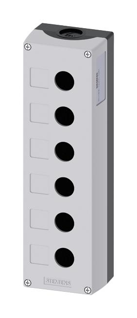 3SU1806-0AA00-0AB1 ENCLOSURE, 6 COMMAND POINT, PLASTIC, GRY SIEMENS