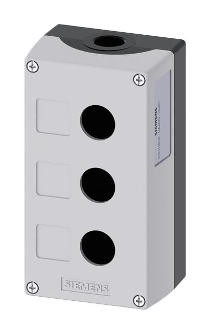 3SU1853-0AA00-0AB1 ENCLOSURE, 3 COMMAND POINT, METAL, GRY SIEMENS