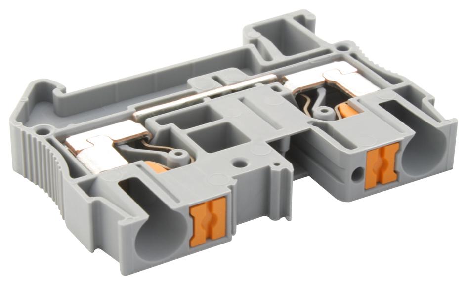 PT 6 TERMINAL BLOCK, DIN RAIL, 2POS, 8AWG PHOENIX CONTACT