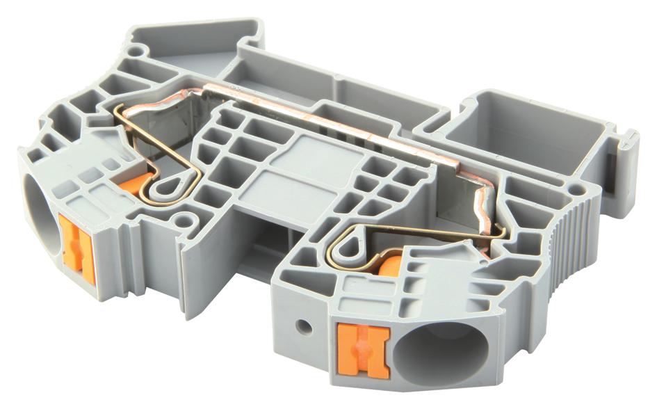PT 16 N TERMINAL BLOCK, DIN RAIL, 2POS, 4AWG PHOENIX CONTACT