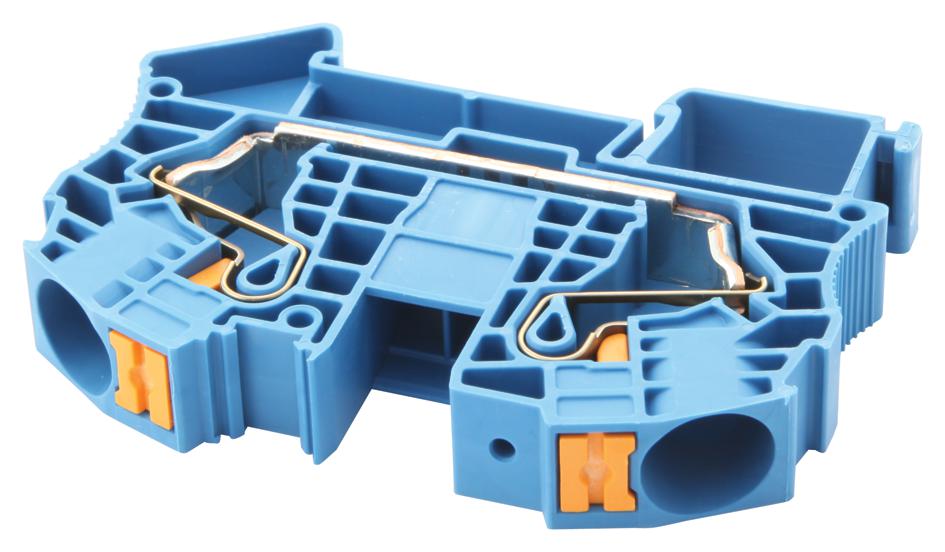 PT 16 N BU TERMINAL BLOCK, DIN RAIL, 2POS, 4AWG PHOENIX CONTACT