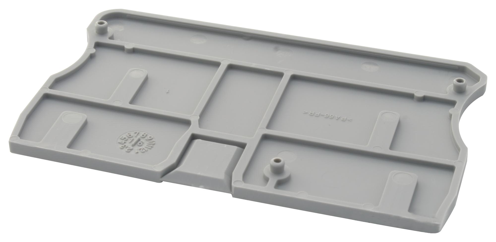 D-PT 10 END COVER, DIN RAIL TERMINAL BLOCK PHOENIX CONTACT