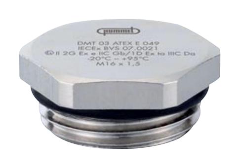 1.197.2000.50 BLANKING PLUG, BRASS, M20X1.5 HUMMEL