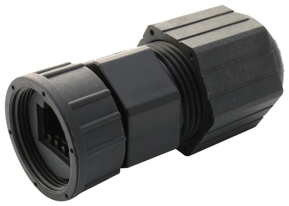 RCP-00BMMS-TLM7001 SEALED CONNECTOR, RJ45, PLUG, 8P, CABLE AMPHENOL LTW