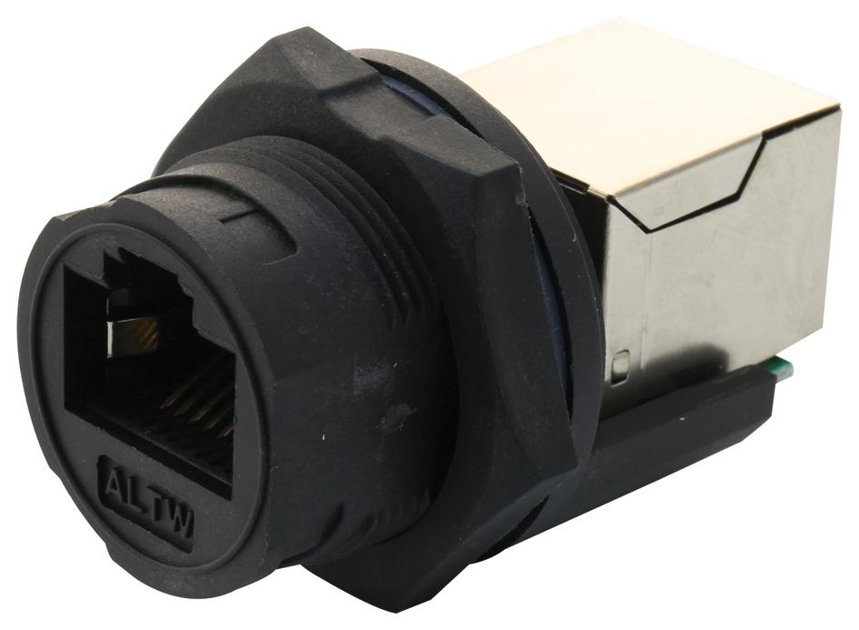 RCP-5SPFFH-TCU7001 SEALED CONNECTOR, RJ45, RCPT, 8P, PANEL AMPHENOL LTW