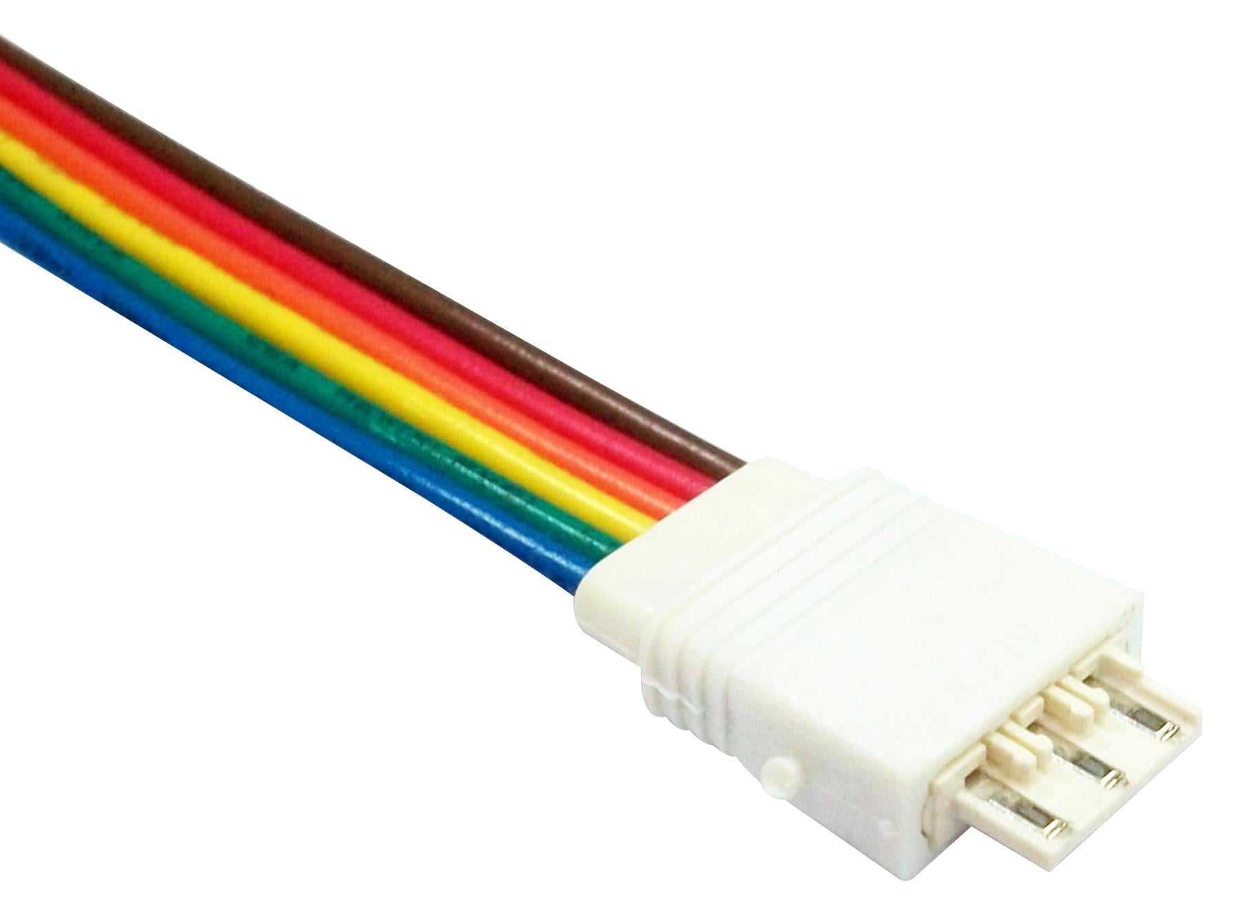 SSL11-P6LP0-022A04 CABLE ASSY, W2W PLUG-FREE END, 6P, 0.4M AMPHENOL LTW