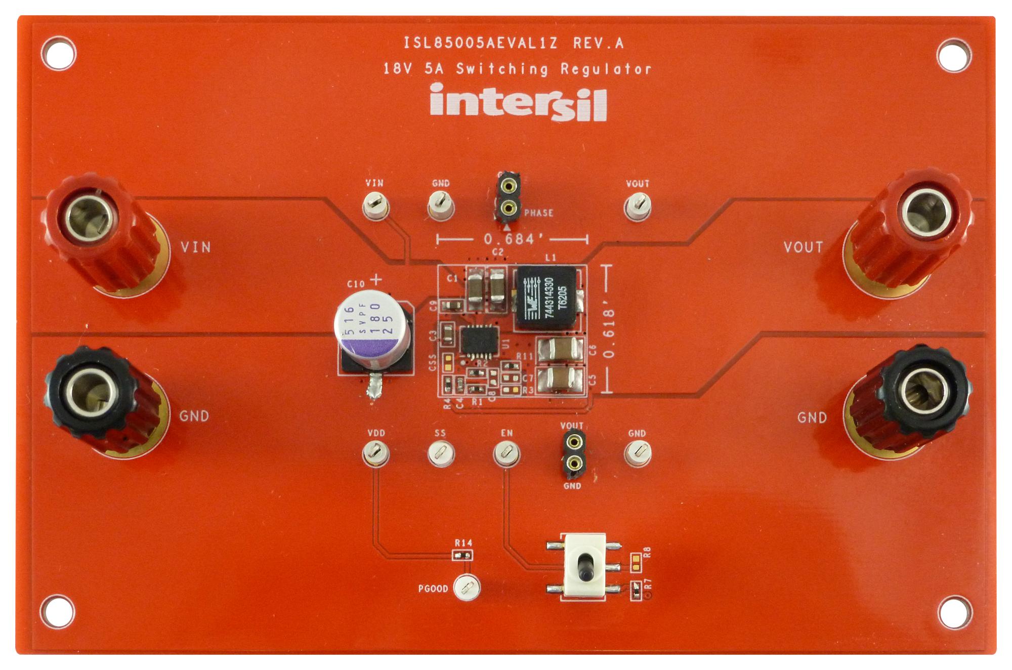 ISL85005AEVAL1Z EVAL BOARD, SYNC BUCK REGULATOR RENESAS