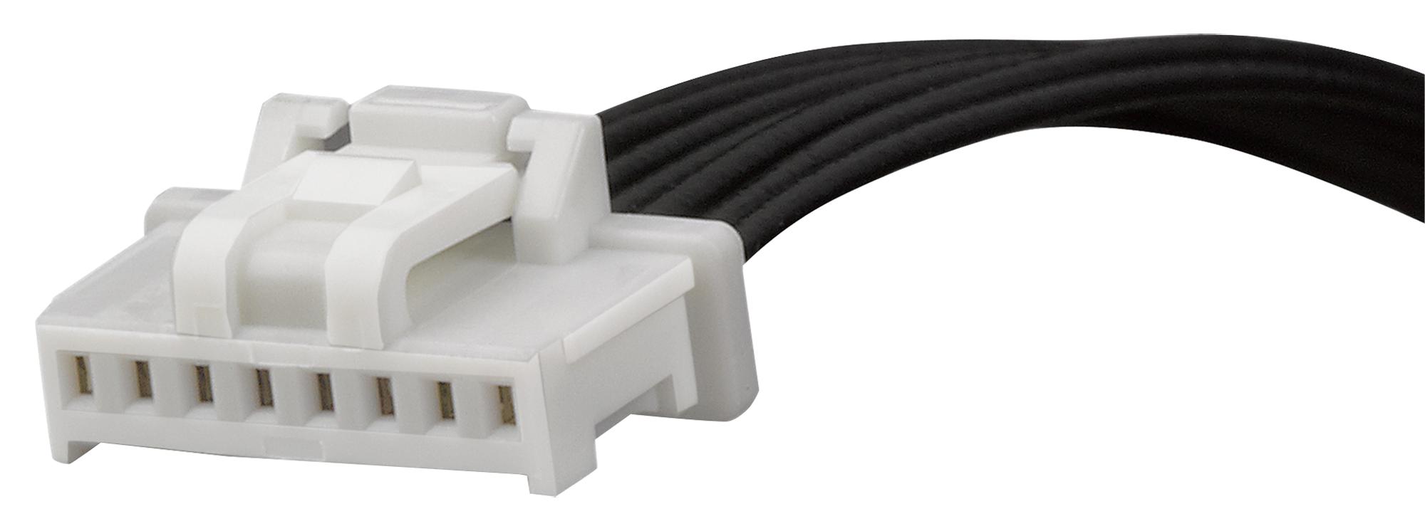 15133-0801 CABLE ASSY, 8P RCPT-RCPT, 100MM MOLEX
