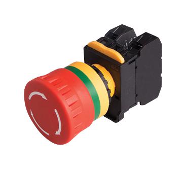 MCA20B-V4E20R EMERGENCY STOP SW, DPST-NO, 120V, SCREW MULTICOMP PRO