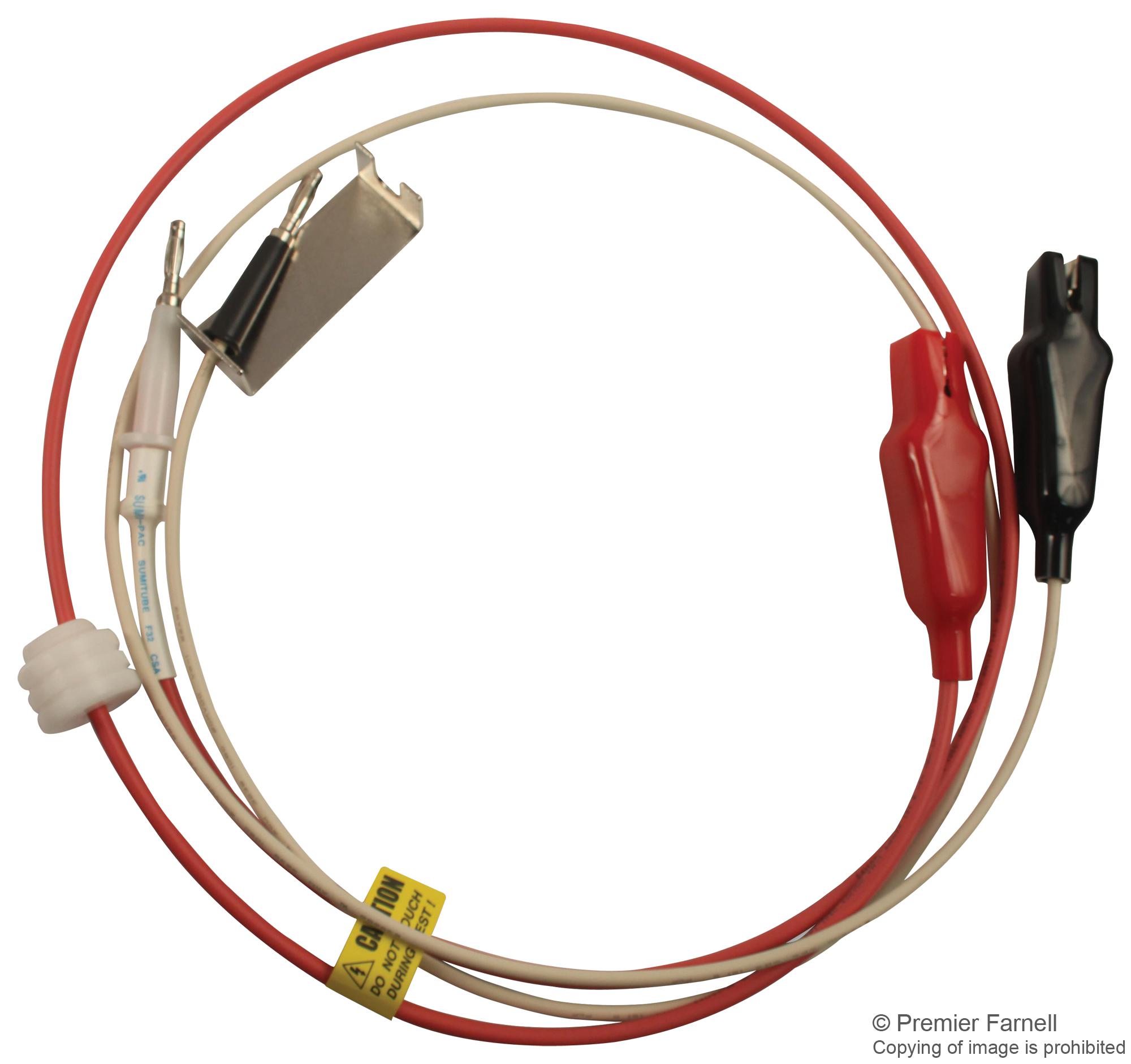 GHT-114. TEST LEAD SET, ALLIGATOR CLIP-PROBE, 1M GW INSTEK