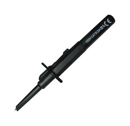 TA089 SPRUNG HOOK, 4MM, 1KV, BLACK PICO TECHNOLOGY