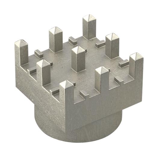 74650195R TERMINAL, BUSH THR, PCB, 9.7MM, M5, TH WURTH ELEKTRONIK