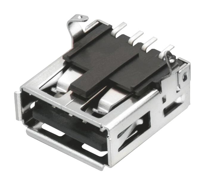 62900416021 CONN, USB 2 TYPE A, RCPT, 4POS, SMT WURTH ELEKTRONIK
