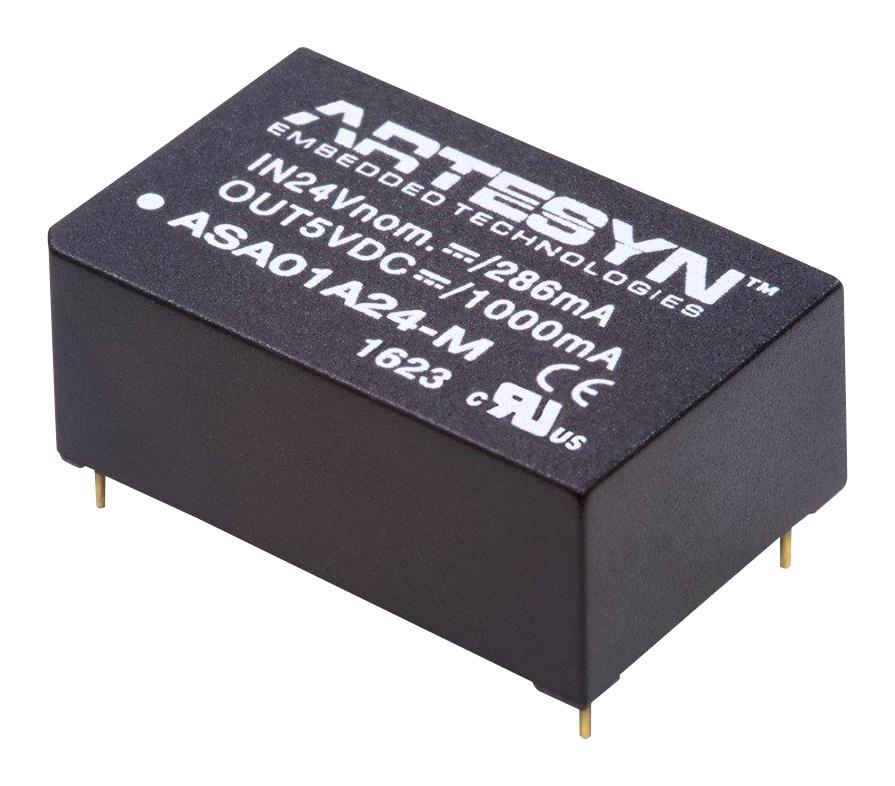 ASA01B12-M DC-DC CONVERTER, MEDICAL, 12V, 0.5A ARTESYN EMBEDDED TECHNOLOGIES