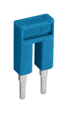 2000-402/000-006 JUMPER BAR, 2WAY, 14A, BLUE WAGO