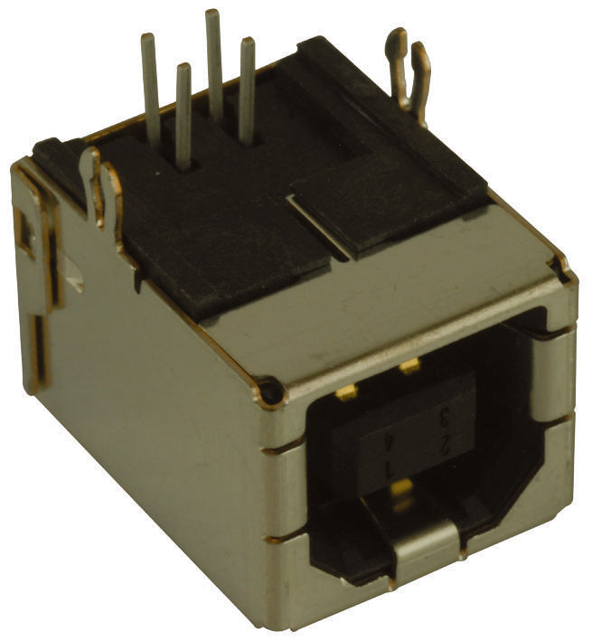 61729-1010BLF USB CONNECTOR, 2.0 TYPE B, RCPT, THT AMPHENOL ICC